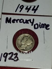 1923 Mercury Dime 