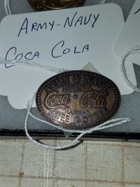 Army - Navy Coca-Cola Token 