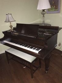 Chickering Grand Piano circa 1920's - 1930's
