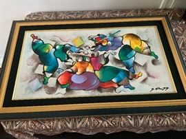 David Schluss Romantic Afternoon. Comes with appraisal.