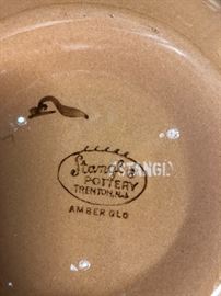 Stangle Pottery amber glo