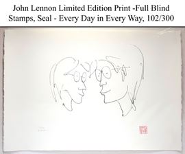 Art Lennon John EveryDay EveryWay Signed
