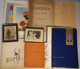 Art Mid Century Litho Folios