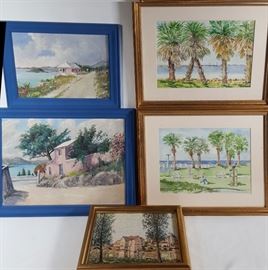 Art Watercolors Oil On Canvas Etc