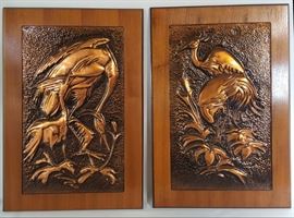 Artz Mid Century Copper Embossed Panels