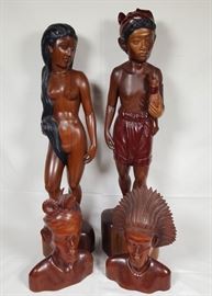 Artz Wood Carved Statues