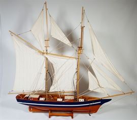 Toys Masted Schooner Model Ship