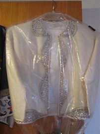 Stunning Silk Jacket with Jewel Embellishments