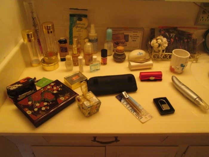 Bath Items & Supplies.  Assortment of Perfumes