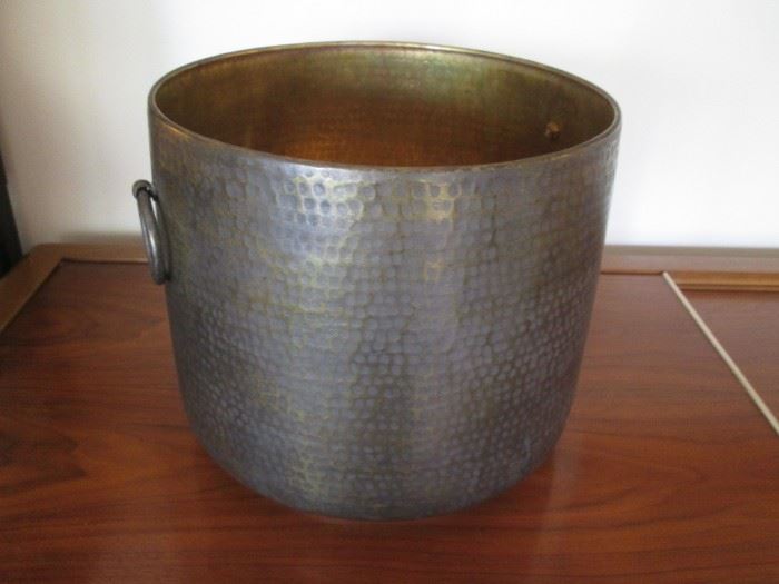 Hammered Brass bucket