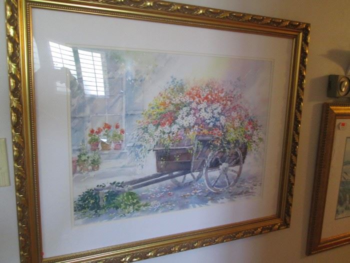 Flower Cart by Richard Williams