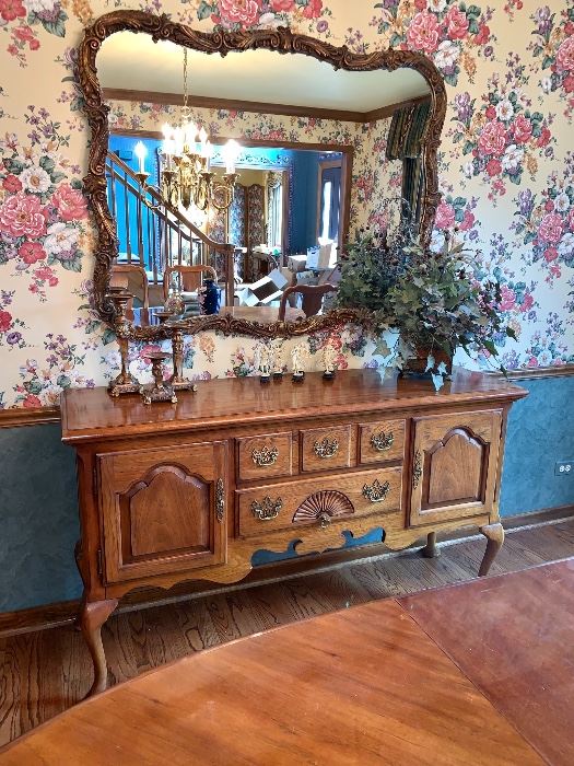  Thomasville Shell Front, Dining room cabinet 