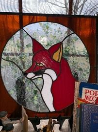  Fox stain glass 