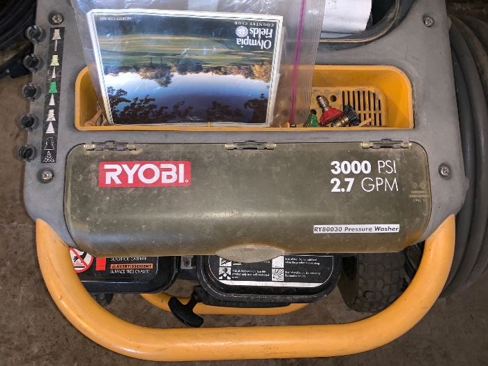 Ryobi 3000 PSI 2.7 GPM Pressure washer 