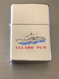 Zippo lighter - U. S. S. ELROD FFG 55