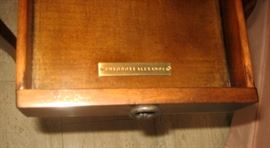 Theodore Alexander wood accent table photo is next