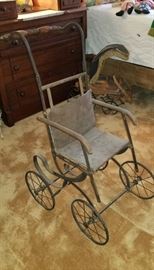 Antique Child's Wheelchair 