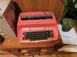 Pink IBM Typewriter