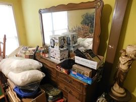 French Provincial Dresser and Mirror