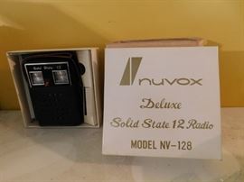 Nuvox Transistor Radio in Box