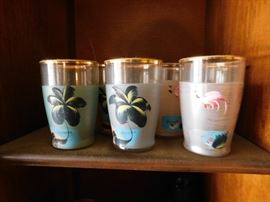 Painted Souvenir Glasses