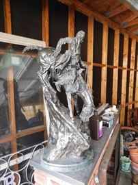 Large Remington Bronze "Mountain Man"
