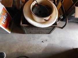 Old Wooden Guilford Dairy Milk Crate