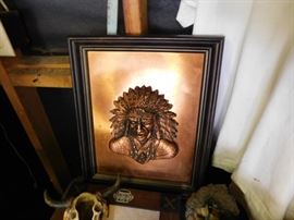 Copper Indian Wall Hanging