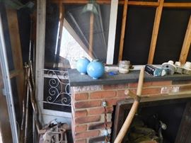 Lightening Rod Glass Balls