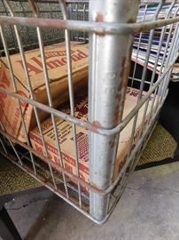 Metal Milk Crate