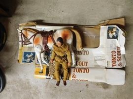 Vintage Tonto and Scout with Box