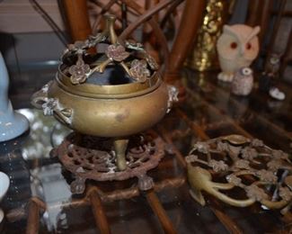 brass incense burner
