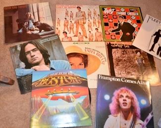 vintage vinyl record albums - Carol King, Boston, James Taylor, Elton John, Elvis, Chubby Checker, Fleetwood Mac, Peter Frampton, Blondie & many more!