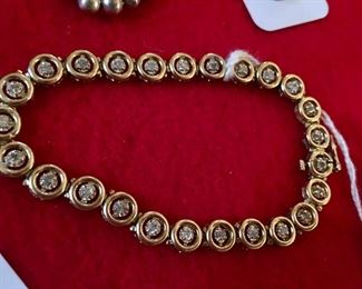 10k diamond bracelet