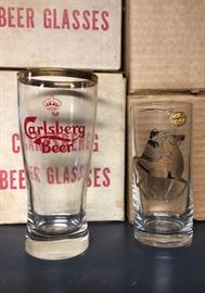Retro bar ware & glasses 