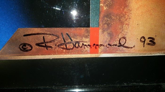 Art Signed R. Hammond 1993
