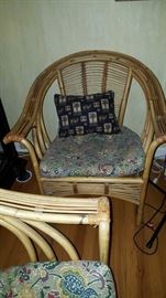 Bamboo Chair One of Two