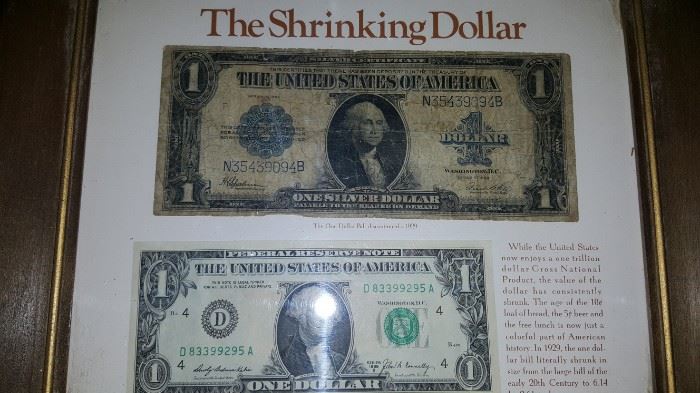 Vintage Dollar Bills