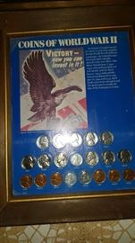 Vintage WWII Coins