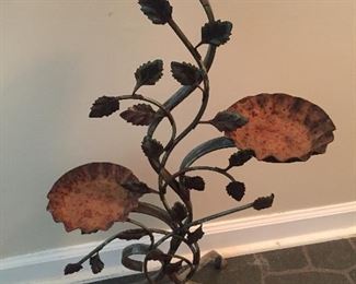 Figural Metal Plant Stand