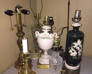Assorted Lamps