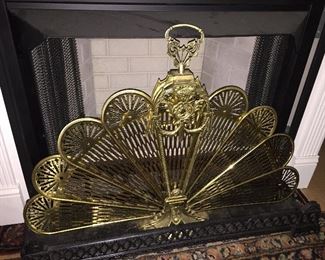 Brass Fireplace Screen