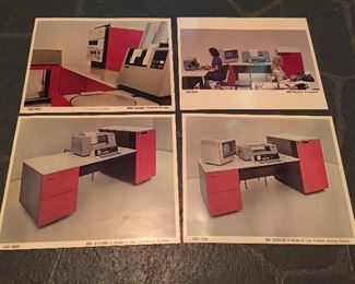 Vintage IBM Equipment Photo Ads