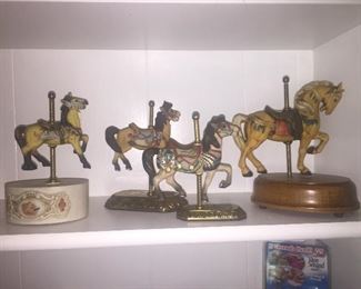 Carousel Horse Figurines