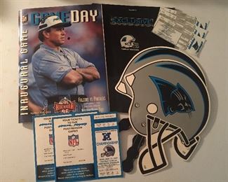 Carolina Panthers Inaugural Game Program, Tickets, Fans