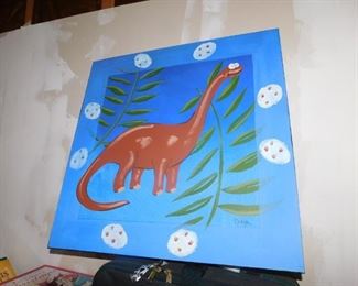 Dinosaur Painting