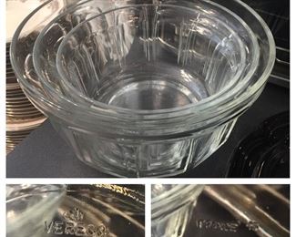 French Vereco Stacking Bowls