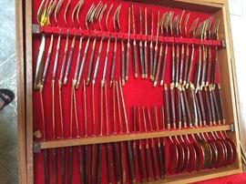 Siam Thailand Bronze Flatware