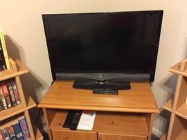 T.V., Stand, T.V., Book Shelves, Books