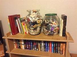 Books, Bookshelves, Matchbooks